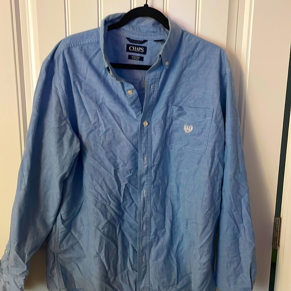 Chaps Oxford Stretch Denim button down.
